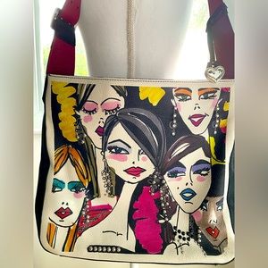 Brighton Uptown Fashionista Leather Handbag. ~Preowned~